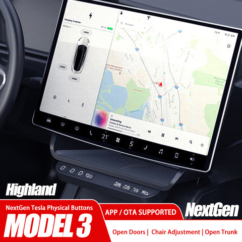 Tesla Accessories & Tesla Physical Buttons for Model 3 Highland 01